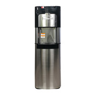 Distributeur d'eau chaude et froide en acier inoxydable à chargement par le bas pour appareils électroménagers avec verrouillage de sécurité pour enfants