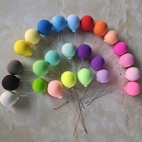 Boule de décoration de gâteau en mousse colorée Ins, pour la maison, Festival, fête, décoration, fausses boules pour gâteau, vente en gros