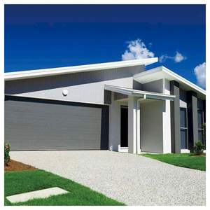 <span class=keywords><strong>Porte</strong></span> <span class=keywords><strong>de</strong></span> <span class=keywords><strong>garage</strong></span> en verre minimaliste Prima avec cadre en aluminium et panneaux transparents pour les devantures <span class=keywords><strong>de</strong></span> magasins et les cafés modernes - Product Image 3