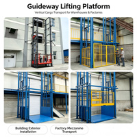 Plateforme de travail hydraulique à rail de guidage pour la manutention de marchandises en atelier – Approvisionnement direct usine