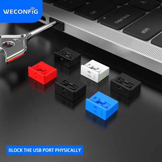 USB Port Lock, USB Port Blocker with Key, USB Data Security Lock, 10 Locks with 1key