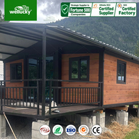 Maison préfabriquée extensible WELLUCKY pour logement à distance, maison modulaire multi-pièces avec toutes les commodités et transport efficace