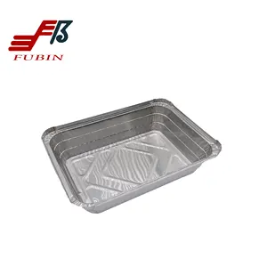 Horno de papel d'aluminio seguro reciclable de grado alimenticio y caja par hornear pastel de papel d'aluminio