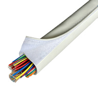 Selubung Kabel Ramah Lingkungan Berbahan Kulit Buatan Perekat Sendiri Warna Putih Anti Debu Pelindung Kabel