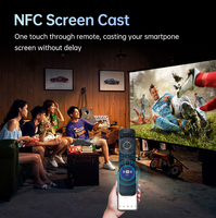 Proyector de Video 4K con Google TV para Películas al Aire Libre, con YouTube y Prime Video Integrados