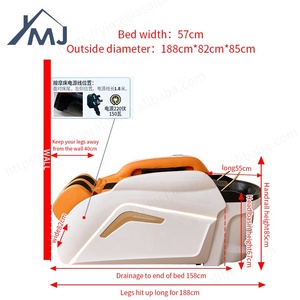 Muebles de salón de belleza multifunción, cabezal de lavado de pelo, <span class=keywords><strong>Spa</strong></span>, cama de champú de masaje eléctrica reclinable - Product Image 6