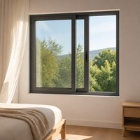 Ventana Corredera Horizontal con Doble Acristalamiento y Aislamiento Térmico, Directo de Fábrica, para Cocina, Dormitorio, Sala de Estar