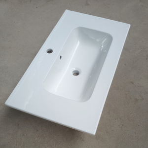 Lavabo <span class=keywords><strong>de</strong></span> Cerámica Sobre Encimera <span class=keywords><strong>de</strong></span> Excelente Acabado para <span class=keywords><strong>Baño</strong></span> a Precio Económico - Product Image 2