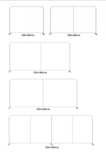 Impression personnalisée Portable 10ft x 10ft Publicité Exposition Salon Toile de fond Stand Tension Tissu Bâche Pop Up Stand - Product Image 2
