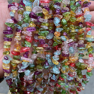 Generico 5-8mm irregolare perline di pietra naturale con fori quarzo Agates <span class=keywords><strong>Lapis</strong></span> per la creazione di gioielli fai da te bracciale collana - Product Image 1