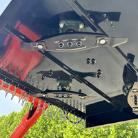 Chargeuse compacte sur chenilles certifiée CE, expédiée directement de l'usine, équipée d'une tondeuse à gazon pour le travail des terres brutes