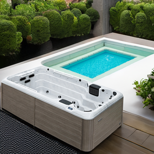 Jacuzzi de Hidromasaje para <span class=keywords><strong>Piscina</strong></span> de 4.5M con Sistema Balboa para Jardín, <span class=keywords><strong>Ocio</strong></span> al Aire Libre, Gran Venta de Sunrans - Product Image 1