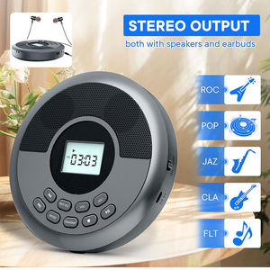 Reproductor de CD Estéreo Multifuncional, Reproductor de Música Portátil MP3, Walkman, Reproductor de CD con USB y Bluetooth, Altavoces Dobles, Regalo para Uso Familiar - Product Image 2