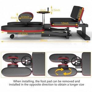 CZFIT Adjustable Steel Pro Leg Stretcher <b>Machine</b> Home Gym Training Equipment for Fitness Exercise Leg <b>Stretch</b> Split Foam ABS PP - Product Image 6