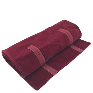 Étui de voyage de luxe pour bijoux, pliable, double niveau, organisateur de sac à roulettes, velours, durable, léger, collier, bracelet, OEM ODM - Product Image 6