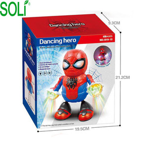 Música de baile Spiderman Marvel eléctrico <span class=keywords><strong>Web</strong></span> celebridad mismo juguetes para niños juguetes de plástico - Product Image 5