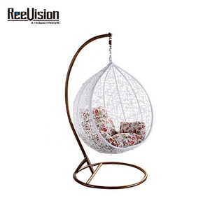 Chaise suspendue en rotin pour l'intérieur, utilisée comme mobilier de jardin, chaise suspendue pour patio extérieur - Product Image 6