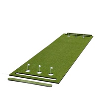 Dispositif d'entraînement de golf à six trous portable intérieur personnalisé en gros Caractéristiques de simulation artificielle Impression de logo personnalisé