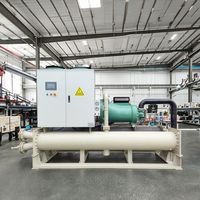 Refroidisseur à vis industriel refroidi à l'eau pompe à moteur refroidi par air compresseur noyau de moteur à engrenages 220V pour ferme hôtels restaurants nouveau