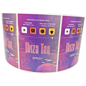 Custom Printed Logo Roll Plastic Vinyl <strong>PVC</strong> Waterproof Adhesive Food <strong>Packaging</strong> Sticker <strong>Label</strong> Custom Shape Custom Size Brightpac - Product Image 2