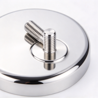 Pied de nivellement métallique ZHONGDA WA-08 en acier inoxydable, rond, réglable par vis, pour base de machine