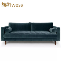 Housse de coussin de remplacement en velours pour canapés/canapés, canapé Chesterfield, offre spéciale