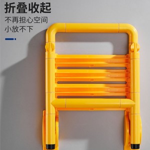 Xingang Rubber Plastic <b>Folding</b> Shower <b>Stool</b> Stainless Steel Non Slip Bath Seat For Elderly Bathroom Safety Equipment - Product Image 1