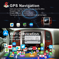 12,1-Zoll Tesla-Style Vertikaler Bildschirm Autoradio-Navigationssystem für Lexus LX470 2004-2007 Toyota Land Cruiser LC100 Android-Radio
