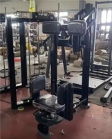 ASM-L2004 Machine d'entraînement de sécurité à rotation du tronc assis en acier de haute qualité avec pile de poids de 80 kg