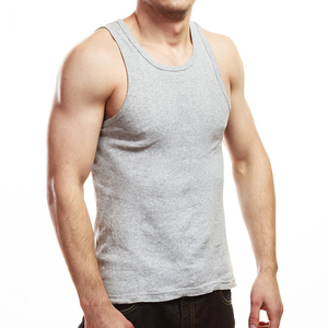 Débardeur de sport pour homme en coton 100% de haute qualité, couleur personnalisée OEM, séchage rapide, sans manches, pour la course à pied, la gym, la remise en forme, l'entraînement, l'athlétisme - Product Image 6