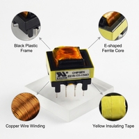 Transformateur à impulsions EE16 à noyau de ferrite, 220V vers 24V, pour montage sur circuit imprimé, alimentation SMPS haute fréquence