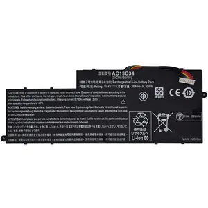 Nuovissima batteria per laptop AC13C34 per batteria ACER Aspire E3 V5-122P