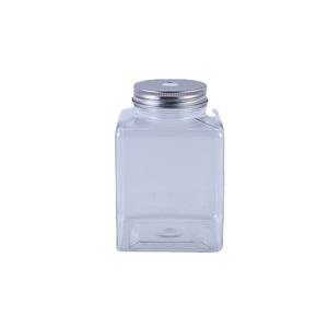 Bouteilles de jus <span class=keywords><strong>PET</strong></span> carrées 250ml 300ml 350ml 500ml Bouteille de soda jetable à vis portable pour boissons, café, thé - Product Image 5