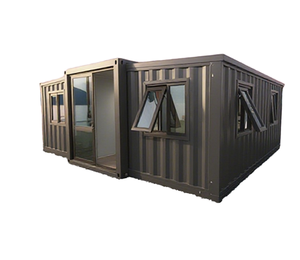 Nouvelle conception de maison conteneur pliable 20 pieds, suite <span class=keywords><strong>d</strong></span>'hôtes préfabriquée moderne, prête à être expédiée, <span class=keywords><strong>prix</strong></span> abordable pour le marché britannique, certifiée ISO - Product Image 1