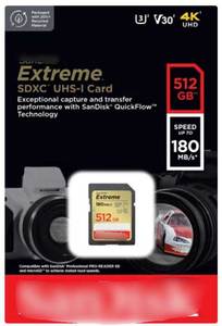 100% Tarjeta de memoria SD de buena calidad Tarjeta de memoria extrema de 256GB-C10, U3, V30, 4K, UHD, tarjeta SD- - Product Image 4