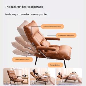 Canapé de luxe Kino pour petit appartement, fauteuil en cuir souple avec soutien lombaire, confortable et douillet pour se détendre, canapé de salon en cuir - Product Image 3