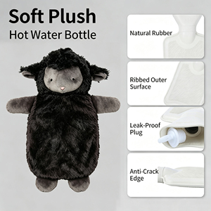 <strong>Sheep</strong> Plush Toy Shaped <strong>Hot</strong> <strong>Water</strong> Bag Cloth Cover for <strong>Water</strong> Injection Rubber <strong>Hot</strong> and Cold <strong>Water</strong> <strong>Bottle</strong> - Product Image 2