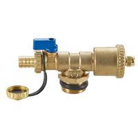 Vente flash : Valve de purge et de drainage automatique thermostatique en laiton de 1/2 à 1 pouce avec 110°C et 16 bars pour collecteur de chauffage au sol à eau