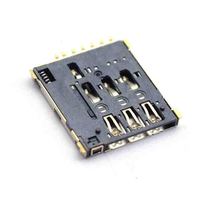 Conector de tarjeta SIM mini micro NANO de 7 pines H1.37m, compra en un solo lugar, admite personalización