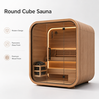 Sauna extérieur sur mesure, sauna sec en bois de cèdre rouge, chauffé par un radiateur électrique
