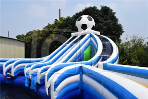 CHホットセールサッカーゲームモバイルインフレータブルウォーターパーク大型ウォータープールインフレータブルアクアパーク遊園地販売