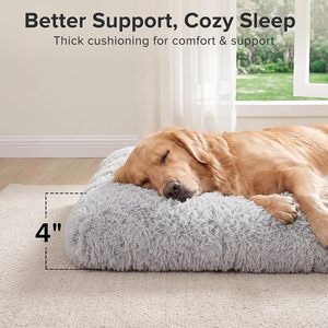 Large Dog & <b>Cat</b> Pet Sleeping <b>Mat</b> Double-Sided Thickened Soft Solid Rectangle Breathable Modern Sofa Bed - Product Image 1