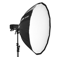Godox AD-S85 Boîte à lumière parabolique profonde blanche ou argentée avec grille nid d'abeille Montage Godox Boîte à lumière pour AD400PRO