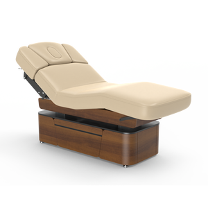 Lynn-Heaven Meubles de salon de luxe Zingana Placage Réglage électrique Visage Cosmétique Beauté Massage Lit SPA Table de traitement - Product Image 1