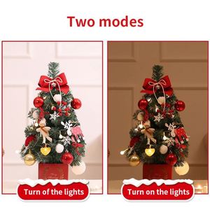 2024 Hot Christmas Desktop Home Decoration Diy Ornaments Light Xmas <b>Tree</b> for Business - Product Image 4