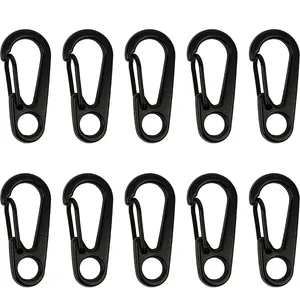 Mini SF Alloy Carabiner Clip Tiny Spring Snap Hook Carabiners for