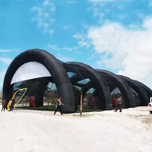 Disesuaikan Produk Inflatable Arch Tent Air Paintball Bunker Lapangan untuk Taktis Permainan Tiup Kubus Tenda untuk Olahraga Permainan