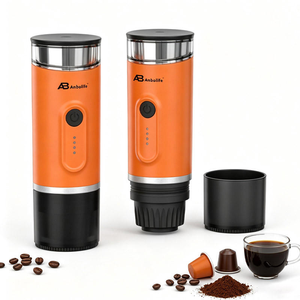 Machine à café portable Anbolife à capsule auto-chauffante pour voiture, rechargeable USB, 20 bars, avec <span class=keywords><strong>mousseur</strong></span> à <span class=keywords><strong>lait</strong></span> - Product Image 5