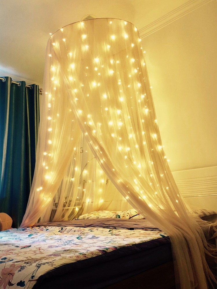 Everlife LED Curtain Lights - Window String Star Fairy Lights for Wedding Christmas