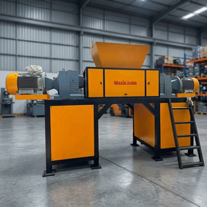 Máquina Trituradora de Rafia Superior de Doble Eje Semiautomática 5000 Kg/Hr, Equipo Duradero de Reciclaje de Plástico para Uso Industrial - Product Image 1